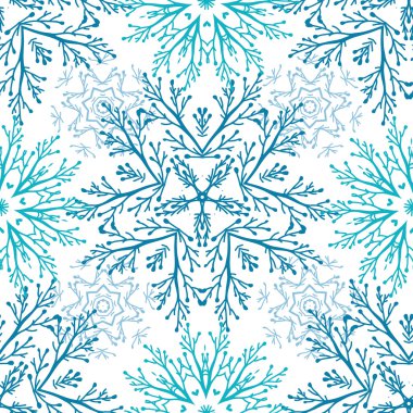 soyut dalları vinyetlerin Dikişsiz desen arka plan