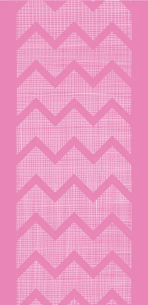 Tela rosa textura chevron rayas vertical sin costura patrón de fondo — Vector de stock