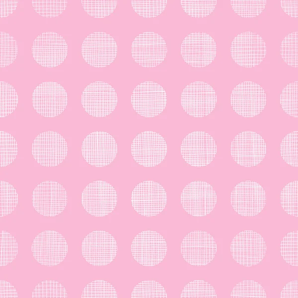 Abstracte roze textiel stippen naadloze patroon achtergrond — Stockvector