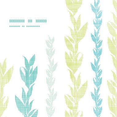 mavi yeşil yosun üzüm çerçeve köşe desen arka plan