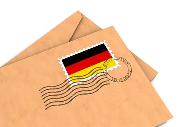 Alman posta — Stok fotoğraf