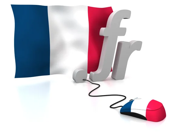 Francia en línea — Foto de Stock