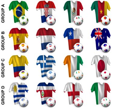 En büyük futbol turnuvası. D A gruplarına