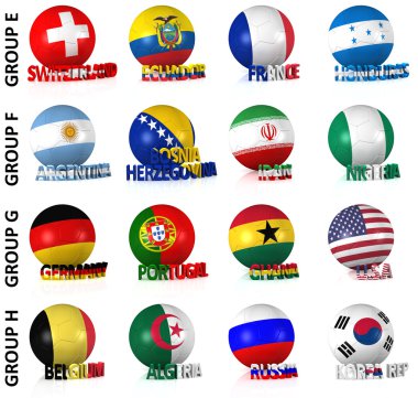 En büyük futbol turnuvası. Gruplar E h