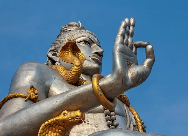 Staty av hinduiska guden shiva, Indien, 2012 — Stockfoto