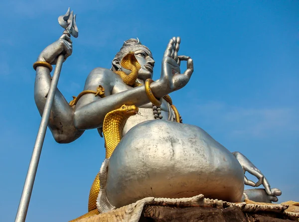 Estátua de Deus Hindu Shiva, Índia, 2012 — Fotografia de Stock