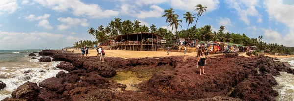 Playa en Goa del Norte, India, 2011 — Foto de Stock