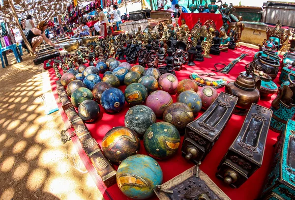 Noord-goa markt, india, 2011 — Stockfoto