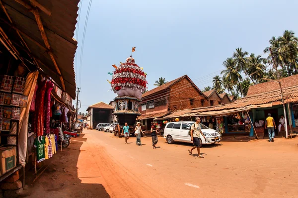 Carruagem de Gokarna, Índia, 2012 — Fotografia de Stock