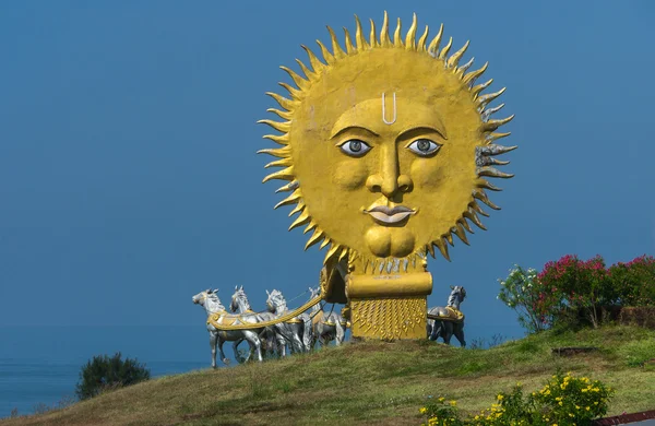 Estatua de Dios hindú Shiva, India, 2012 — Foto de Stock