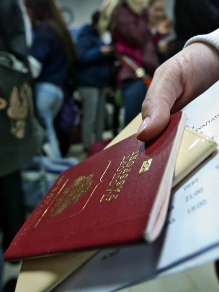 Російський паспорт — стокове фото