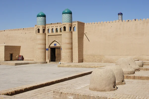 Citadela, Chiva, silk road, Uzbekistán — Stock fotografie