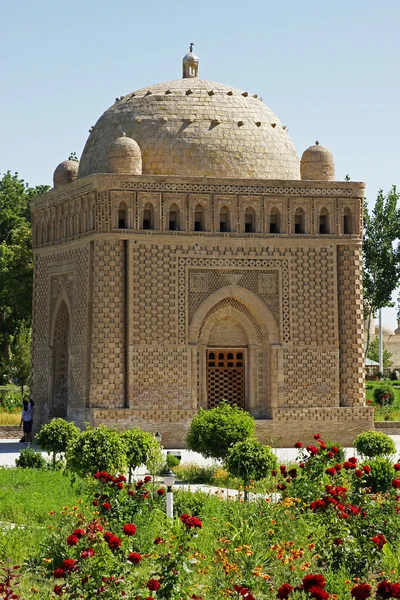 Samanida 墓、 布哈拉、 乌兹别克斯坦 — 图库照片