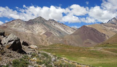 Aconcagua Ulusal parc, andes mountains, Arjantin