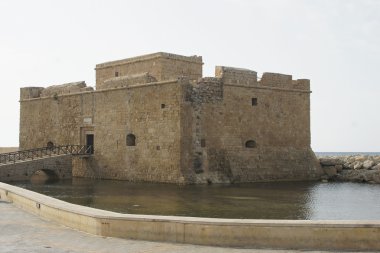 Antik kale, paphos, Kıbrıs, Avrupa