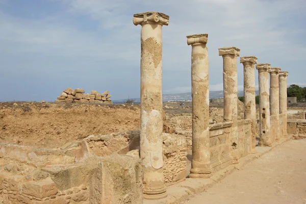 Antigua ciudad romana, Paphos, Chipre, Europa — Foto de Stock