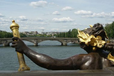 Alexandre III Köprüsü. Paris, Fransa, Avrupa