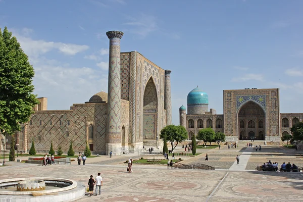 Registon místo, samarkand, Uzbekistán — Stock fotografie