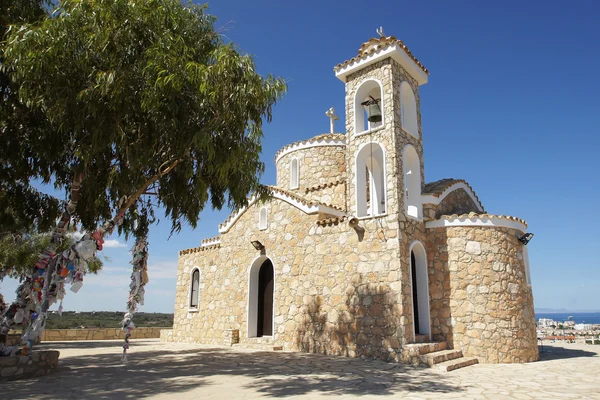 Kościół profitis ilias, protaras, Cypr — Zdjęcie stockowe