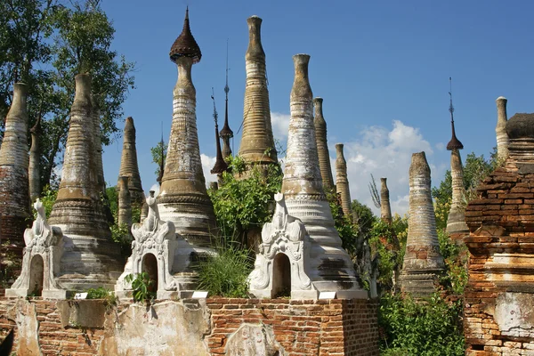 Indein, Inle Lake, Myanmar Stock Photo