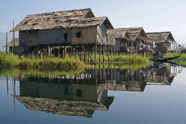 Inle lake, myanmar, Azja — Zdjęcie stockowe