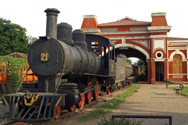 Railway Station, Granada, Nicaragua clipart