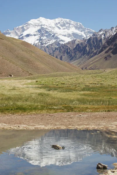 Aconcagua, Anderna, argentina — Stockfoto