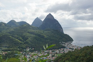 Deux sikkelerini, saint lucia, Karayipler