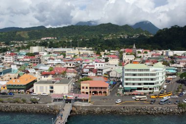 Roseau, Dominica, Caribbean clipart