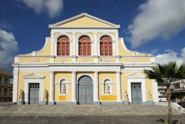 Basilica of Pointe-a-Pitre, Guadeloupe, Caribbean clipart