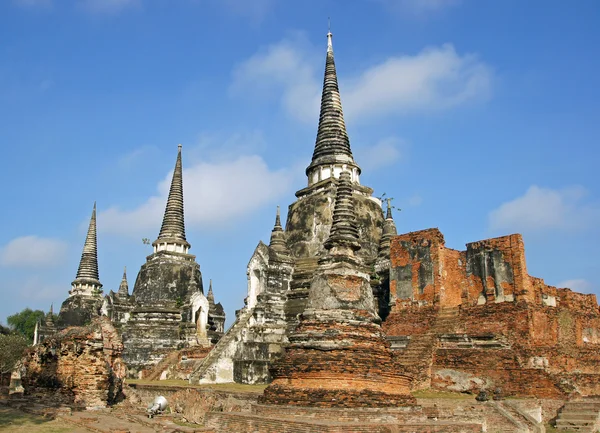 Wat Phra Si Sanphet, Ayutthaya, Tajlandia — Zdjęcie stockowe