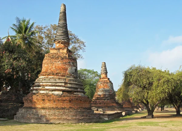 Wat Phra Si Sanphet，Ayutthaya，泰国 — 图库照片