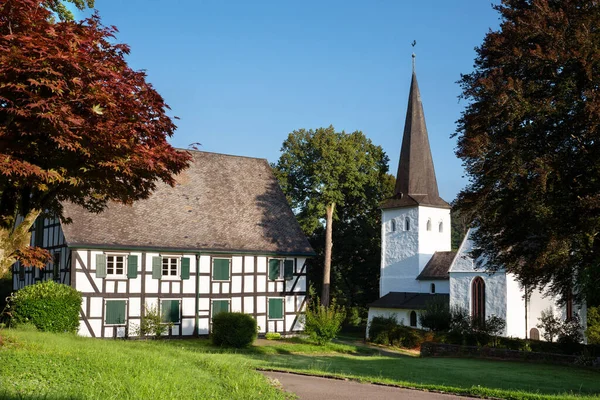 Μεσαιωνική Εκκλησία Του Wiedenest Bergneustadt Bergisches Land Γερμανία — Φωτογραφία Αρχείου