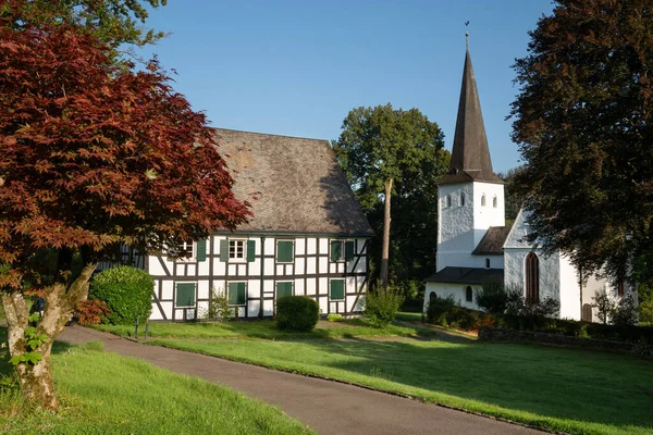 Middeleeuwse Kerk Van Wiedenest Bergneustadt Bergisches Land Duitsland — Stockfoto