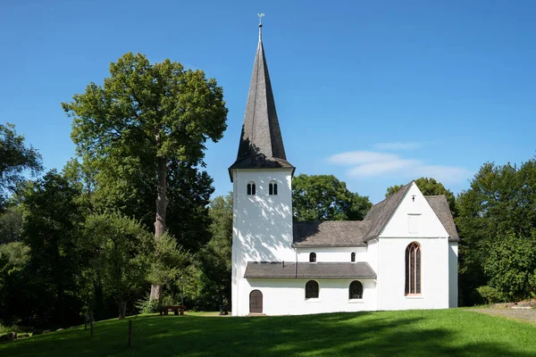 Iglesia Medieval Wiedenest Bergneustadt Bergisches Land Alemania — Foto de Stock