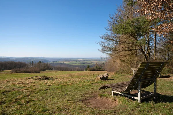 Idyllic Panoramic Landscape Eifel Hiking Trails Close Moselle River Alken Royalty Free Stock Images