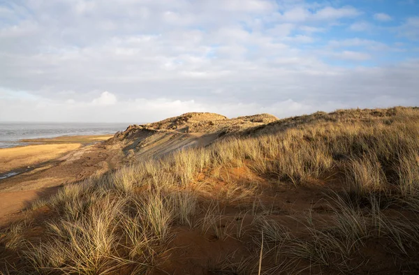 Panoramic Image Landscape Shore Sylt North Frisia Germany — Foto Stock