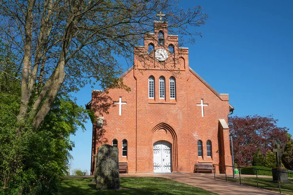 Panoramic Image New Church Pellworm North Frisia Germany — Stockfoto