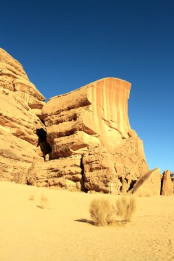 wadi rum Ürdün güzel görünümü