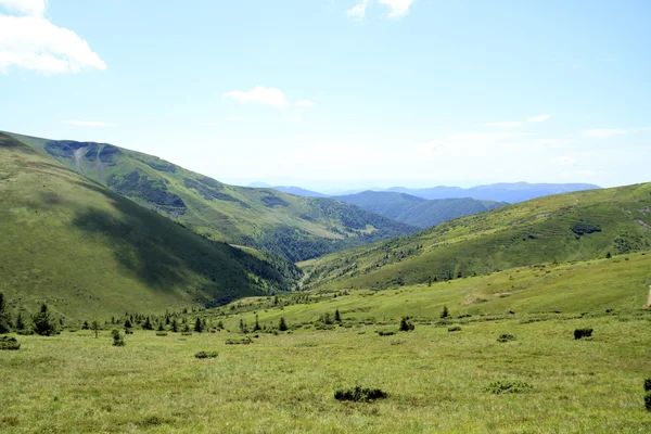 Vale da montanha — Fotografia de Stock