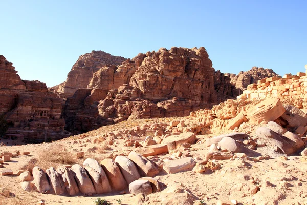 Πέτρα Ιορδανία — Φωτογραφία Αρχείου