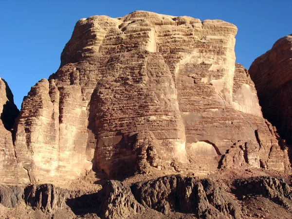 Bela vista do rum wadi na Jordânia — Fotografia de Stock