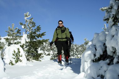 Kış yürüyüş.