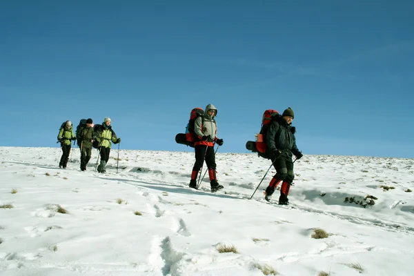 Caminhada de inverno . — Fotografia de Stock