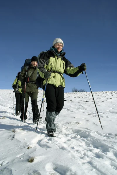 Caminata de invierno . — Foto de Stock