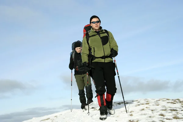 Caminhada de inverno . — Fotografia de Stock