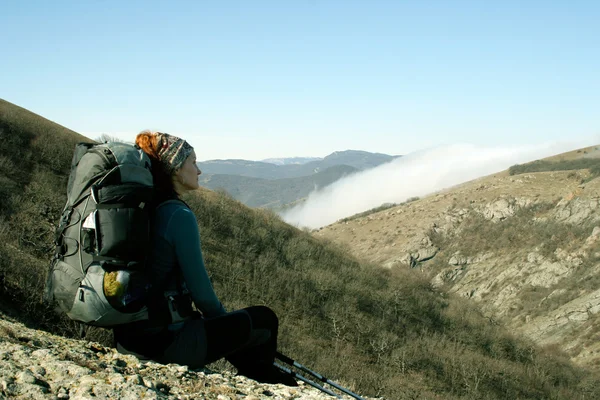 Summer hiking in the mountains. — Stock Photo, Image