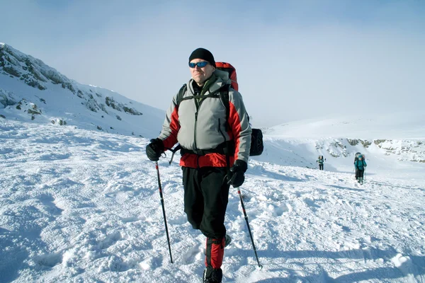 Caminata de invierno . — Foto de Stock