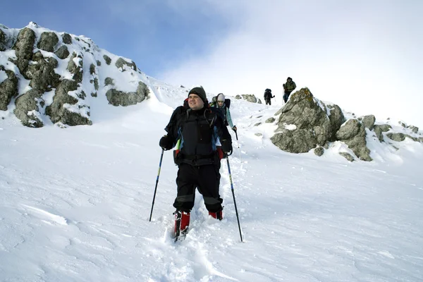 Escursione invernale . — Foto Stock