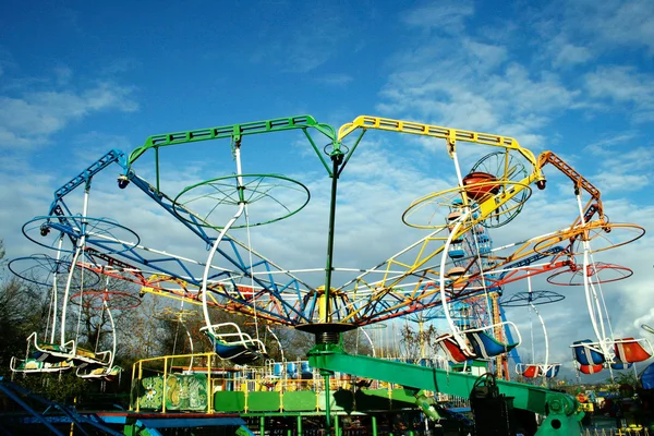 Amusement park rides — Stok fotoğraf
